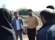 بازدید دبیر شورای عالی مناطق آزاد از روند عملیات پروژه اتصال راه آهن