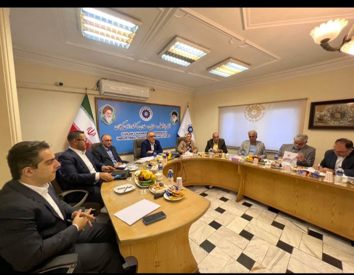 در هفتمین نشست هیات نمایندگان اتاق گیلان، از وب‌سایت جدید اتاق گیلان رونمایی شد