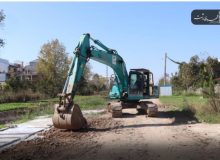 پیشرفت فیزیکی ۵۰ درصدی تعریض پل پستک رشت