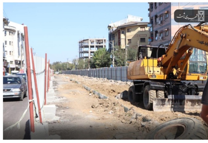 بازدید رئیس کمیسیون عمران شورای اسلامی شهر و شهردار رشت از روند اجرایی احداث تقاطع های غیرهمسطح آیت الله رودباری و نیروی دریایی