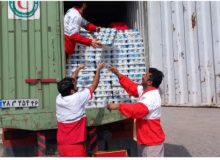 ارسال کمک‌های غیرنقدی هلال‌احمر گیلان به غزه