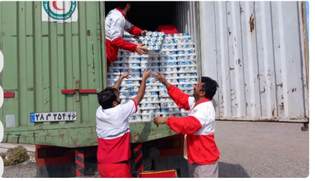 ارسال کمک‌های غیرنقدی هلال‌احمر گیلان به غزه