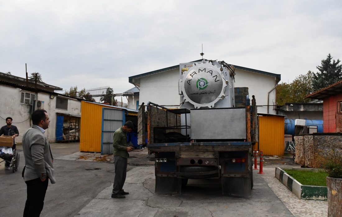 نصب و راهاندازی یک دستگاه بیخطر ساز زبالههای عفونی در مرکز آموزشی و درمانی پورسینا