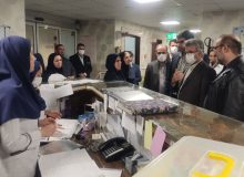 عیادت از مصدومان سانحه حریق لنگرود در صبح کاری رئیس دانشگاه علوم پزشکی گیلان