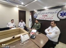 برگزاری کلاس تئوری آموزش اورژانس هوایی در مرکز اورژانس گیلان