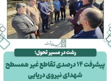 رشت در مسیر تحول؛  پیشرفت ۱۴ درصدی تقاطع غیر همسطح شهدای نیروی دریایی