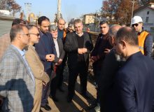 آغاز عملیات اجرایی روگذر حمیدیان با حضور رئیس شورا، اعضای شورای اسلامی و شهردار رشت