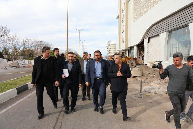 پایش میدانی مدیرعامل منطقه آزاد انزلی از طرح های سرمایه گذاری در حال تکمیل