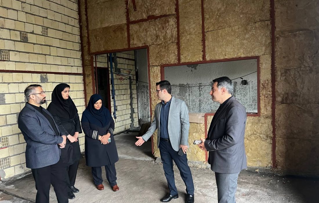 روند اجرایی فعالیت های زیرساختی بیمارستان شهید حسین پور لنگرود بررسی شد