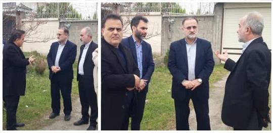 بازدید فرماندار شهرستان شفت از عملیات توسعه شبکه شهر احمدسرگوراب
