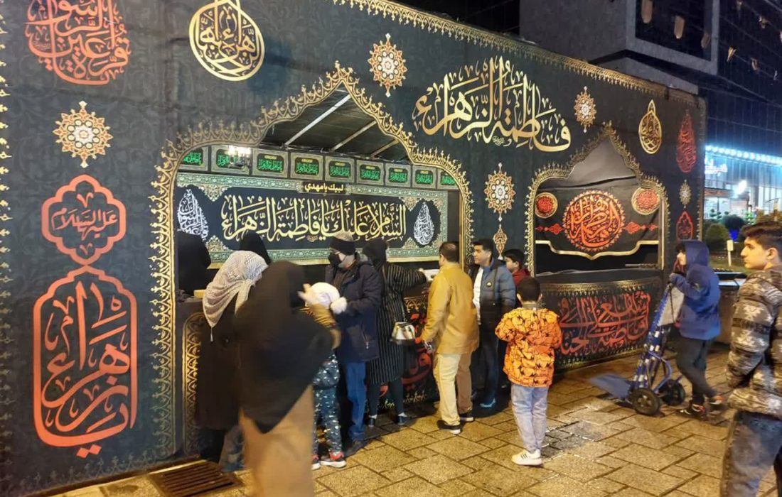 موکب فاطمی در منطقه آزاد انزلی برپا است