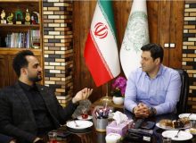 دیدار رئیس هیات ورزش های دریایی و ساحلی گیلان ،با رضا زنده دل