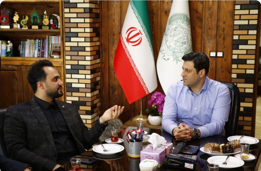 دیدار رئیس هیات ورزش های دریایی و ساحلی گیلان ،با رضا زنده دل