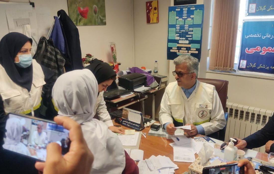 به همت بسیج جامعه پزشکی صورت گرفت؛ برپایی بیمارستان صحرایی در منطقه کمبرخوردار کیشونبن تالش