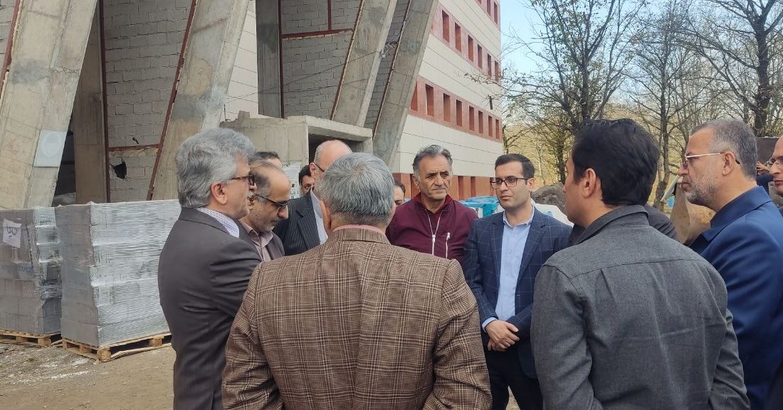 به منظور تأمین تأسیسات زیربنایی صورت گرفت؛ بازدید دکتر آشوبی از محل احداث بیمارستان ۴۱۲ تختخوابی سایت لاکان