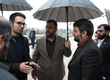 بازدید مشاور رییس جمهور از طرح ملی اتصال منطقه آزاد انزلی به خط ریل سراسری