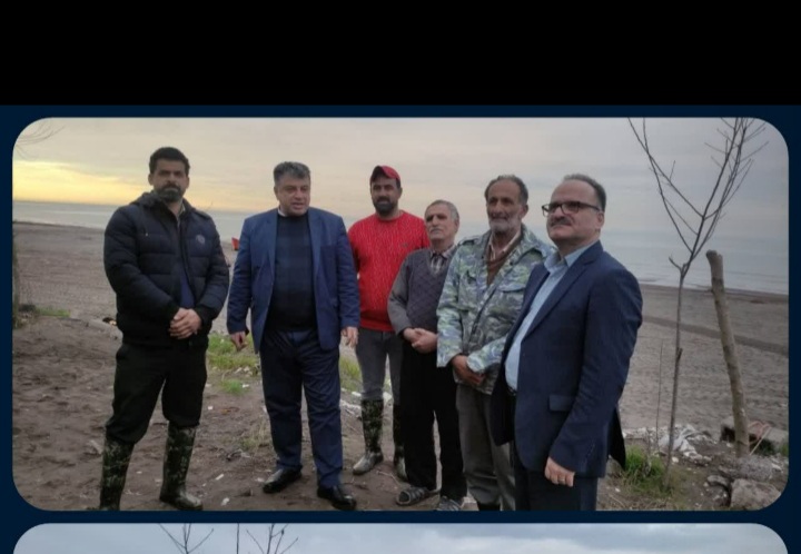 بازديد مدیر کل اقتصاد و دارایی و شیلات  گیلان از سایت ۱۰۰ هکتاری حفظ و بازآفرینی ذخایر ماهیان بندر کیاشهر