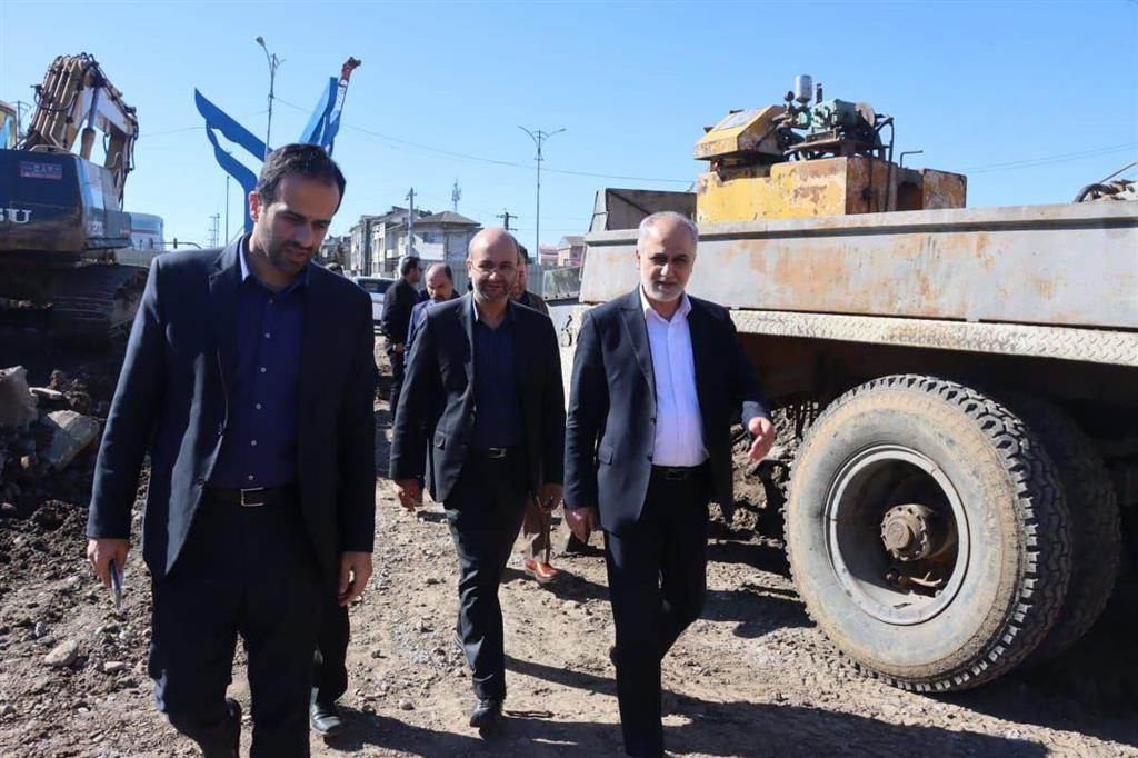 بازدید از تقاطع های غیر همسطح رشت صورت گرفت؛ ابراز رضایت دادستان مرکز گیلان از پیشرفت فیزیکی پروژه های طرح میثاق