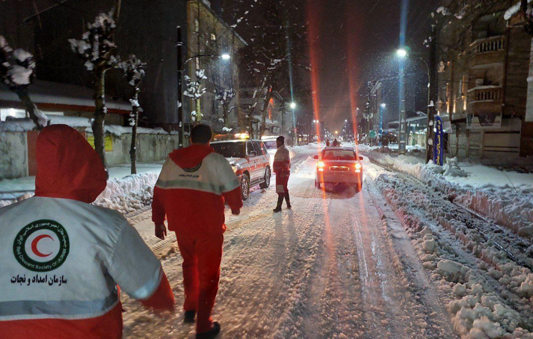 امداد رسانی نجاتگران‌ جمعیت هلال احمر گیلان در ۱۸۴۷ عملیات در سال ۱۴۰۲