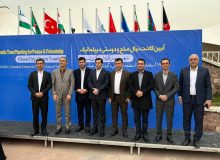 آیین استقبال از نوروز با حضور شهرداری لاهیجان در ‌گنبد مینای تهران برگزار شد