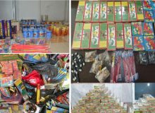 بيش از ۱۰ هزار عدد مواد محترقه در رشت کشف شد