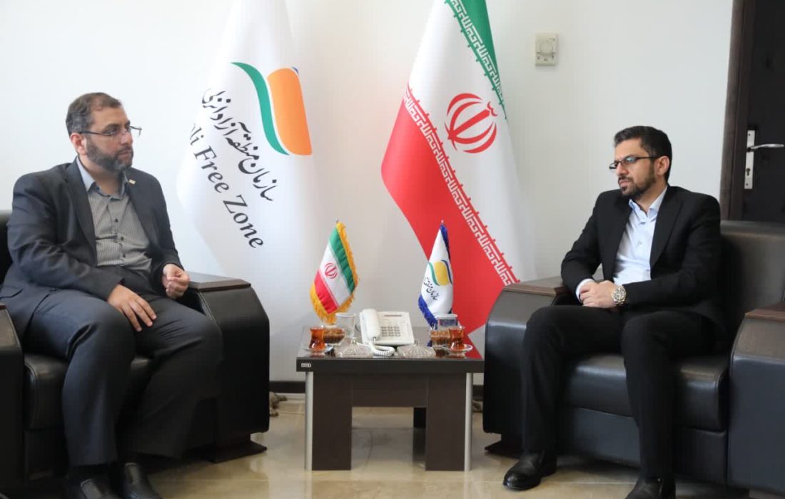 دیدار مدیرکل صدا و سیمای گیلان با مدیر عامل سازمان منطقه آزاد انزلی ارتقای سطح همكاری ها جهت معرفی فرصت‌های سرمایه گذاری منطقه آزاد انزلی