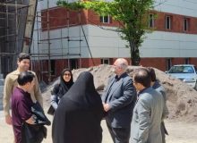 بازدید نمایندگان کشوری از پروژه در حال ساخت بیمارستان ۴۰۰ تخت