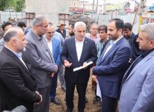 بازدید استاندار گیلان و هیئت همراه از روند پیشرفت پروژه های عمرانی طرح میثاق