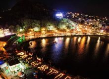 مراسم گرامیداشت شهدای غزه با روشن کردن ۳۳ هزار شمع در لاهیجان برگزار شد