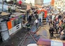 مهار آتش سوزی خانه ویلایی در سلیمان داراب رشت