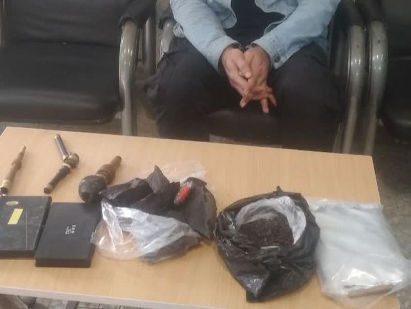 کشف افزون بر ۲ کيلو مواد مخدر در لنگرود