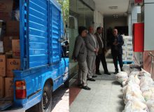 توزیع یکصد بسته معیشتی اتاق اصناف دربین نیازمندان