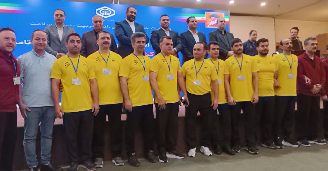 درخشش تیم کشتی تامین اجتماعی گیلان در مسابقات کارکنان این سازمان