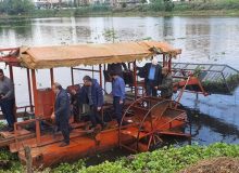 بازدید شهردار رشت و اعضای شورای اسلامی از روند احیای تالاب عینک