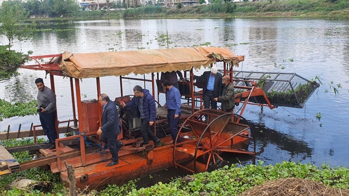 بازدید شهردار رشت و اعضای شورای اسلامی از روند احیای تالاب عینک