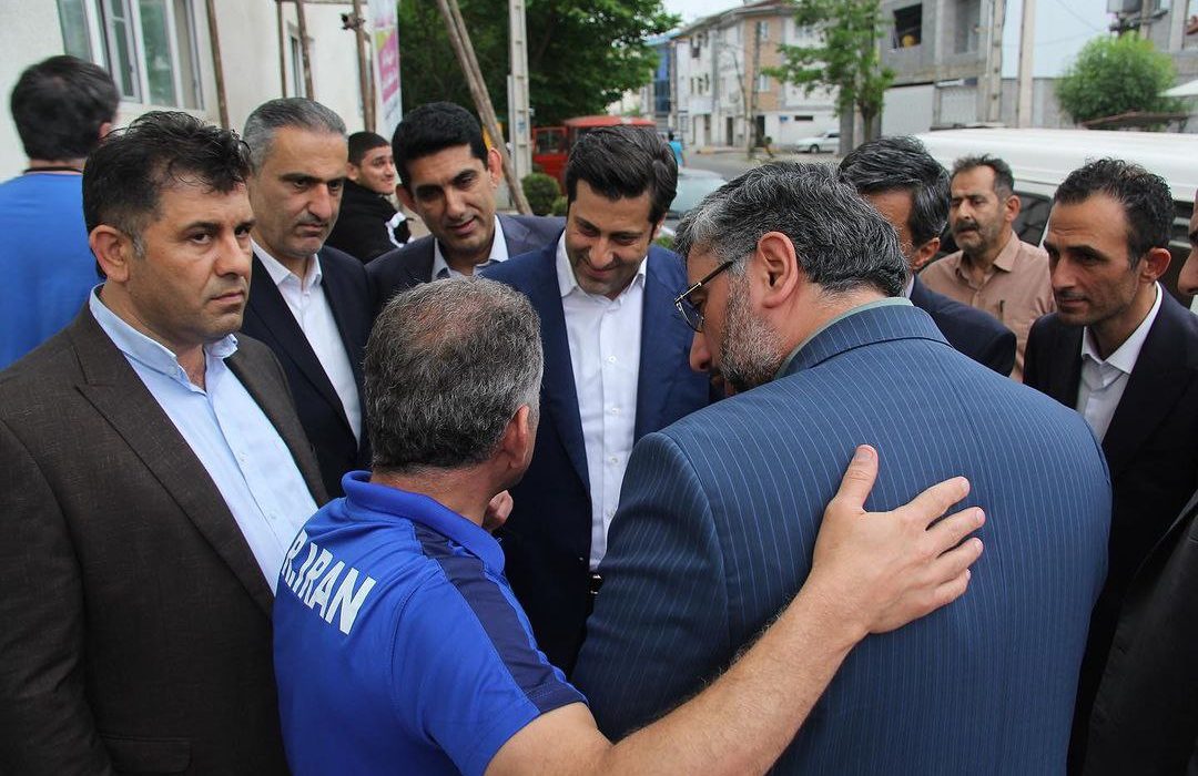 حضور مسئولان لاهیجان در تمرین ملی پوشان تیم ملی کشتی آزاد جوانان