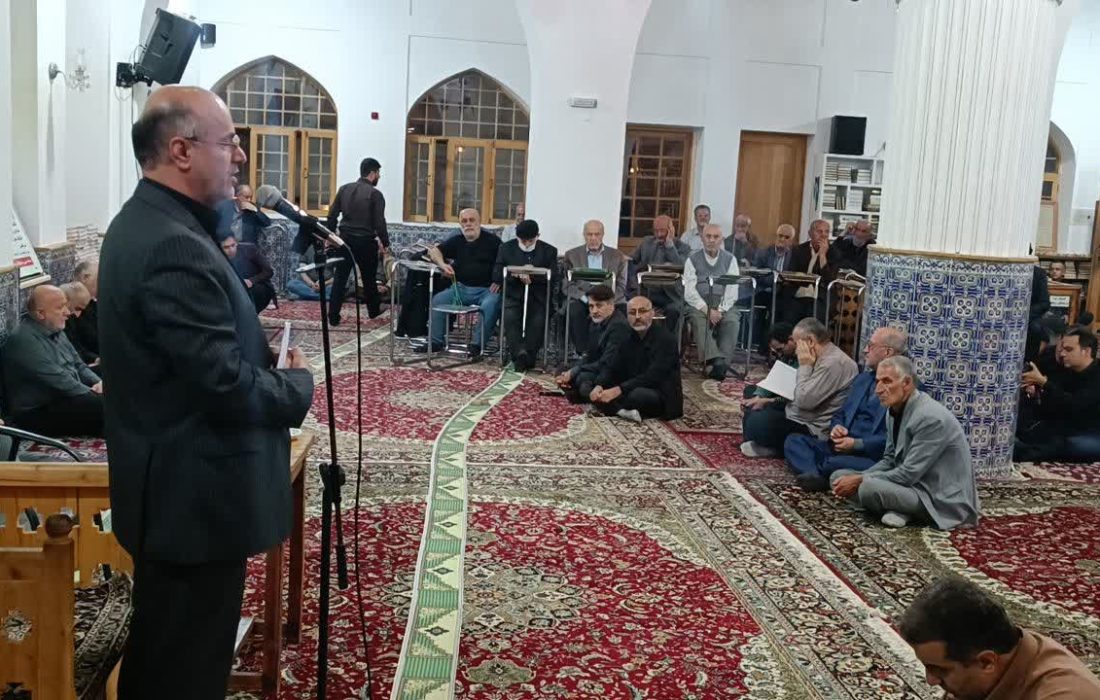 برگزاری مراسم یادبود شهید رئیسی در قلب بازار رشت