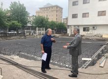 بازدید رئیس دانشگاه علوم پزشکی گیلان از محل احداث بونکر رادیوتراپی رازی رشت