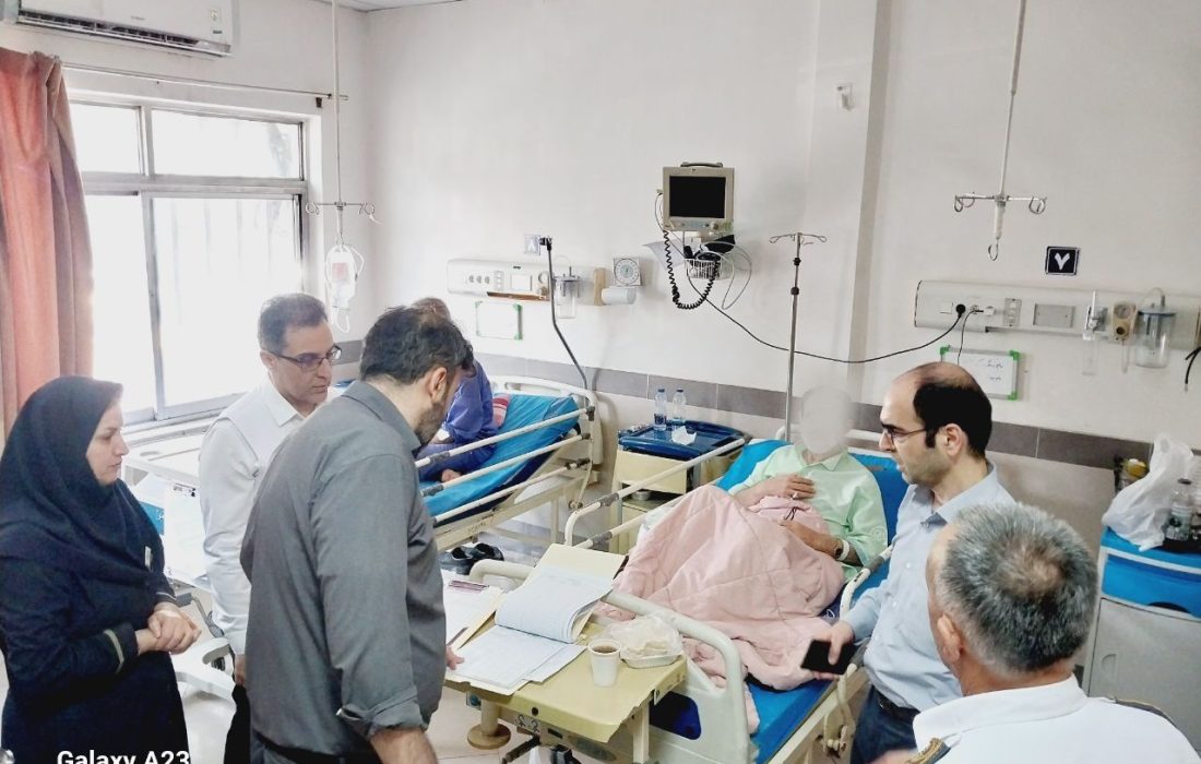 بررسی وضعیت ارائه خدمات درمانی به بیماران انتقالی حریق مهیب بیمارستان قائم رشت به مرکز آموزشی درمانی ولایت ،رازی و دکتر حشمت