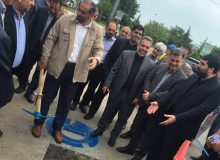 با حضور مسئولين كشوري ، استاني و محلي: كلنگ عملیات اجرایی پروژه های احداث شبكۀ جمع آوری و خطوط انتقال فاضلاب شهر آستارا به زمین خورد