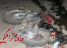 بامداد روز عاشورا در لاهیجان؛ امدادرسانی مرکز اورژانس گیلان به مصدومان تصادف موتور سیکلت