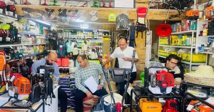 نظارت و بررسی کارشناسان پایش کودی از کارگزاری در شهرستان لوشان