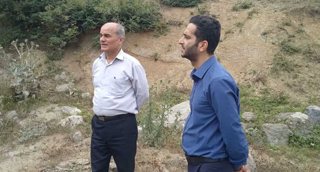 بازدید کارشناسان دفتر روابط عمومی وامربین الملل سازمان منابع طبیعی وآبخیزداری کشور از پروژه های آبخیزداری شهرستان رودبار