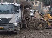 اعزام ماشین آلات بنیاد مسکن گیلان به مناطق سیل زده رودبار