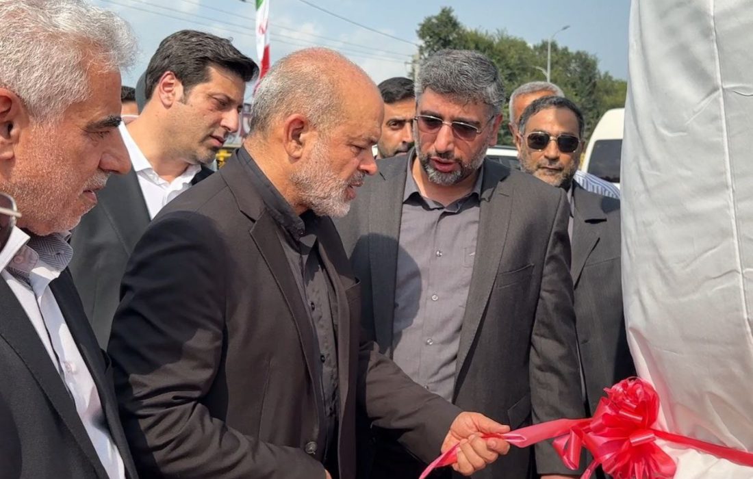 افتتاح رسمی پل غیرهمسطح شهید جمهور در لاهیجان