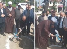 كلنگ پروژه لوله گذاری آب شرب احمدسرگوراب به زمین خورد