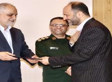 آیین تکریم و معارفه دادستان عمومی و انقلاب حوزه قضایی سنگر