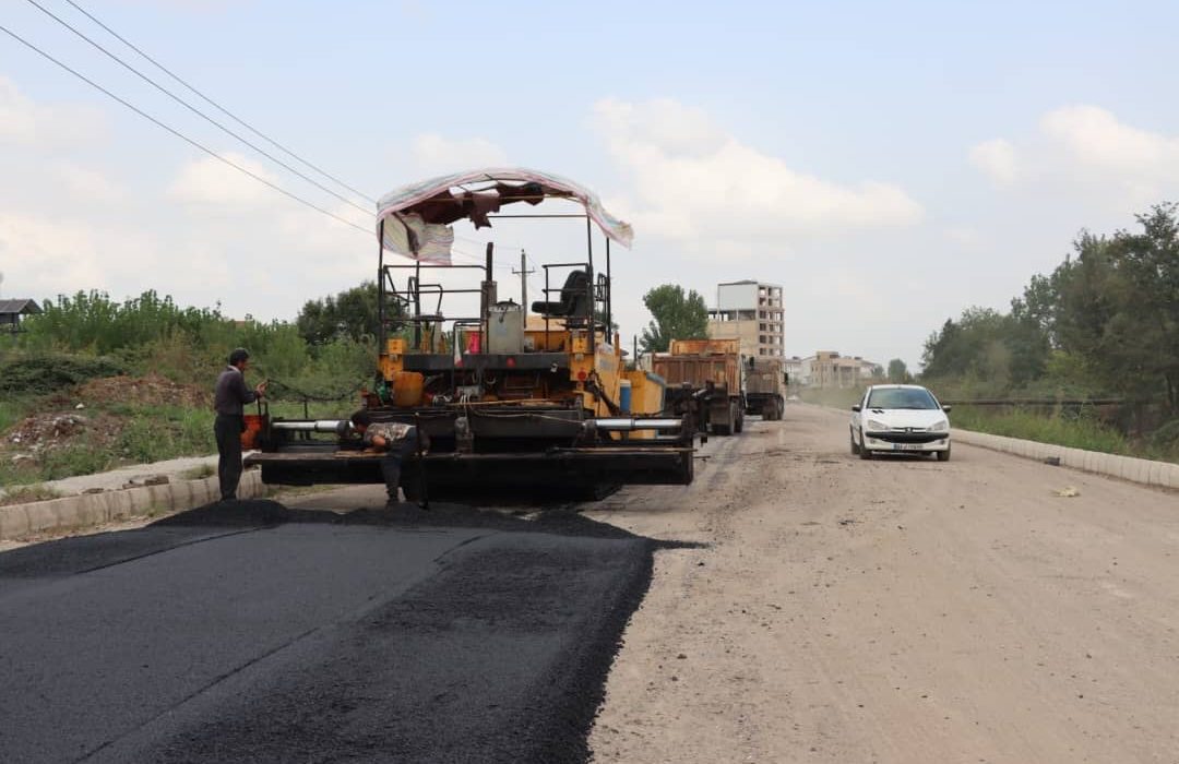 آغاز عملیات آسفالت قطعه اول پروژه بازگشایی ژ۵ “محور شهید سلیمانی”
