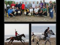 همزمان با گرامیداشت هفته دولت : مسابقات سوارکاری در ساحل زیبای چابکسر برگزار شد
