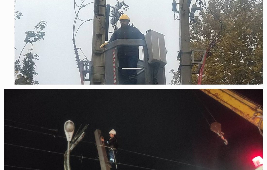 مدیرعامل شرکت توزیع نیروی برق استان گیلان: پایداری شبكه های توزیع برق با وجود بارندگی شدید و وقوع سیلاب در برخی مناطق